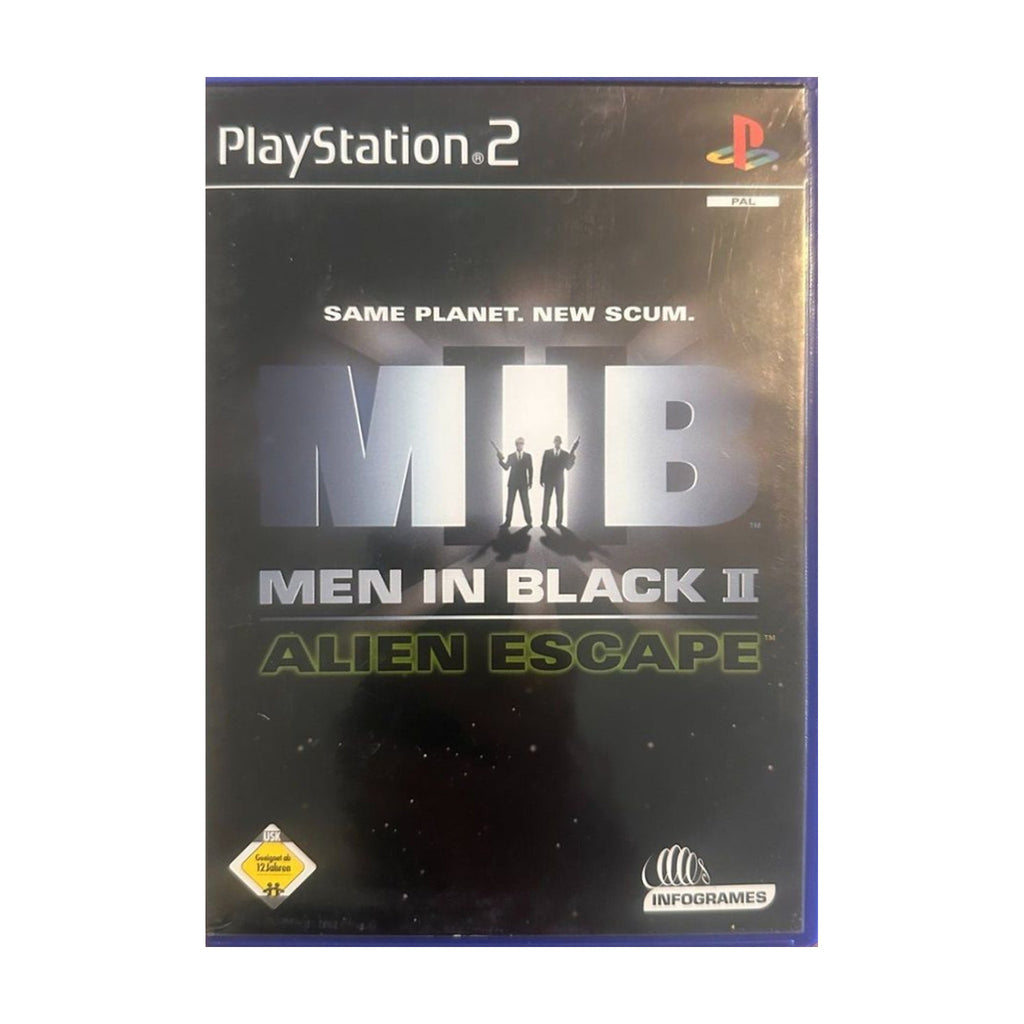 Men in Black II: Alien Escape - PS2 Spiel – freigestelltes Hauptbild
