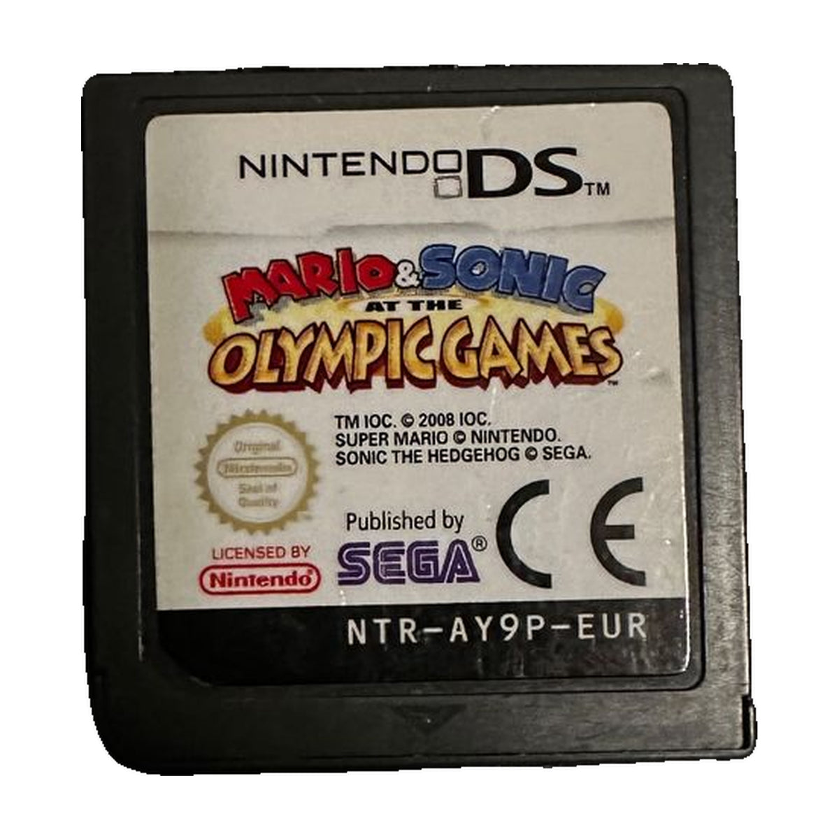 Mario & Sonic: Olympischen Spielen - Nintendo DS Spiel – freigestelltes Hauptbild