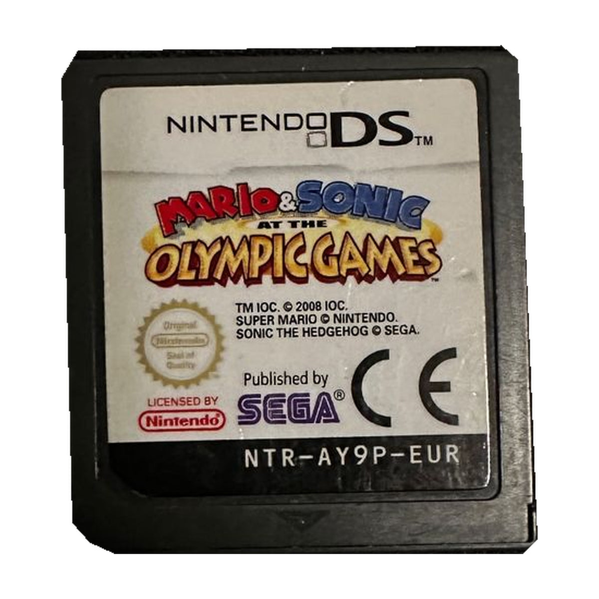 Mario & Sonic: Olympischen Spielen - Nintendo DS Spiel – freigestelltes Hauptbild