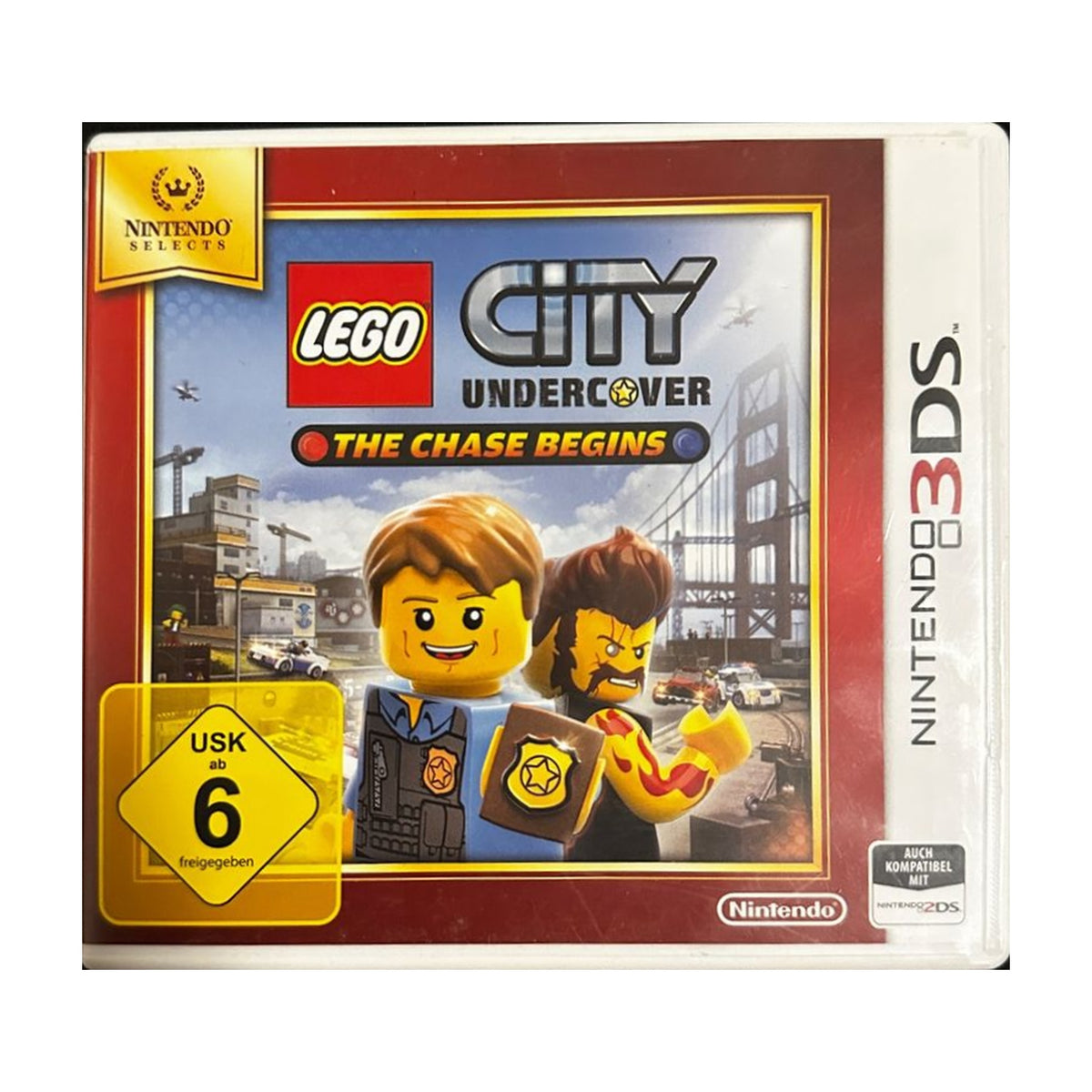 LEGO City Undercover: The Chase Begins - Nintendo 3DS Spiel – freigestelltes Hauptbild