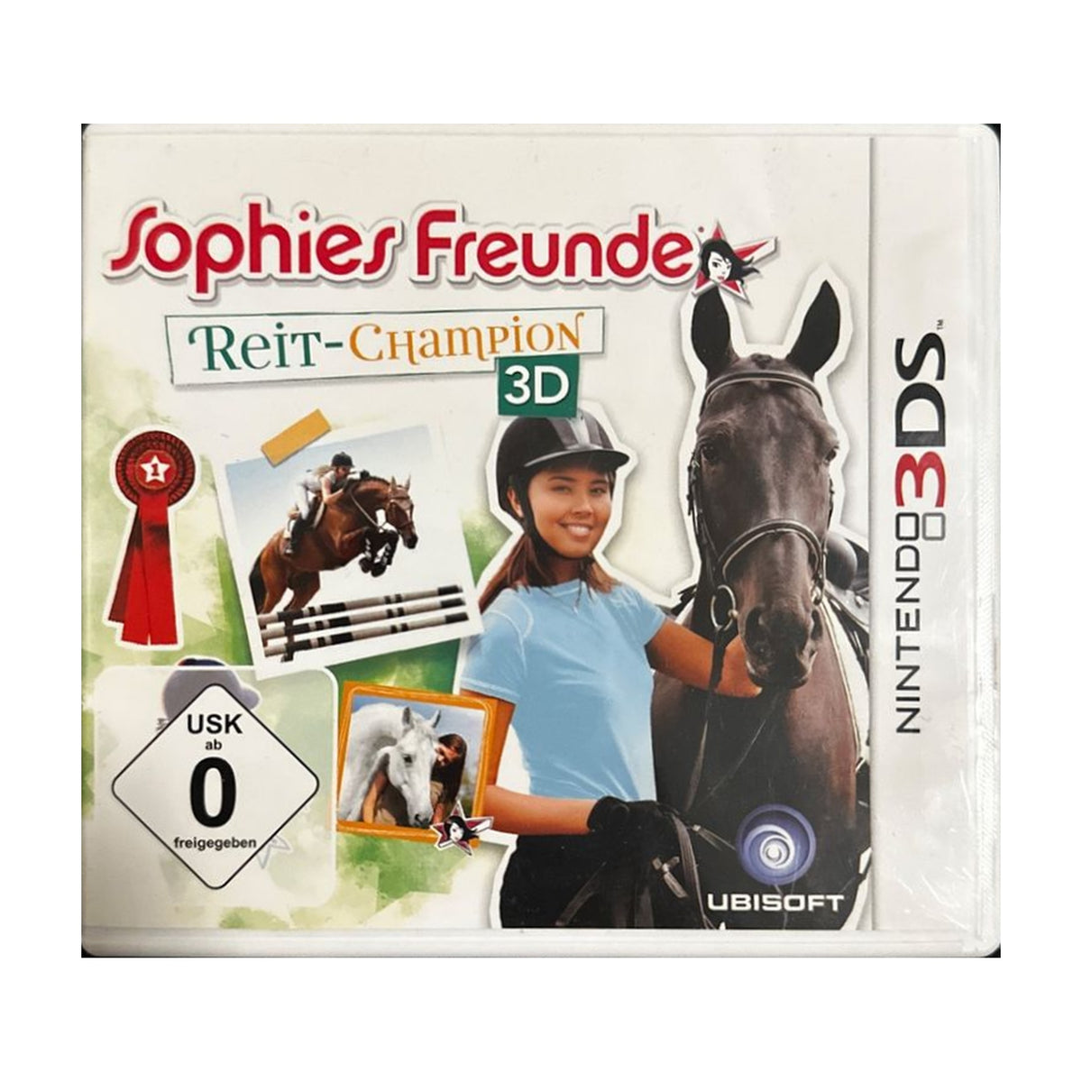Sophies Freunde: Reit-Champion 3D - Nintendo 3DS Spiel – freigestelltes Hauptbild