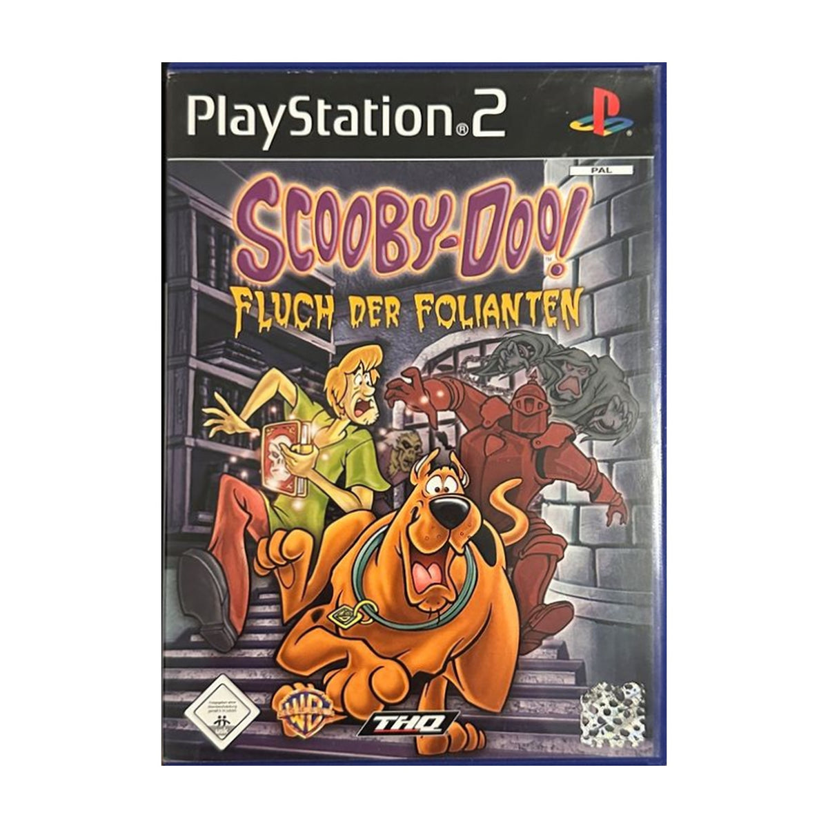 Scooby-Doo! Fluch der Folianten - PS2 Spiel – freigestelltes Hauptbild