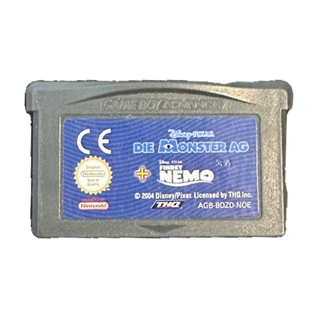 Die Monster + Findet Nemo - Game Boy Advance Spiel – freigestelltes Hauptbild