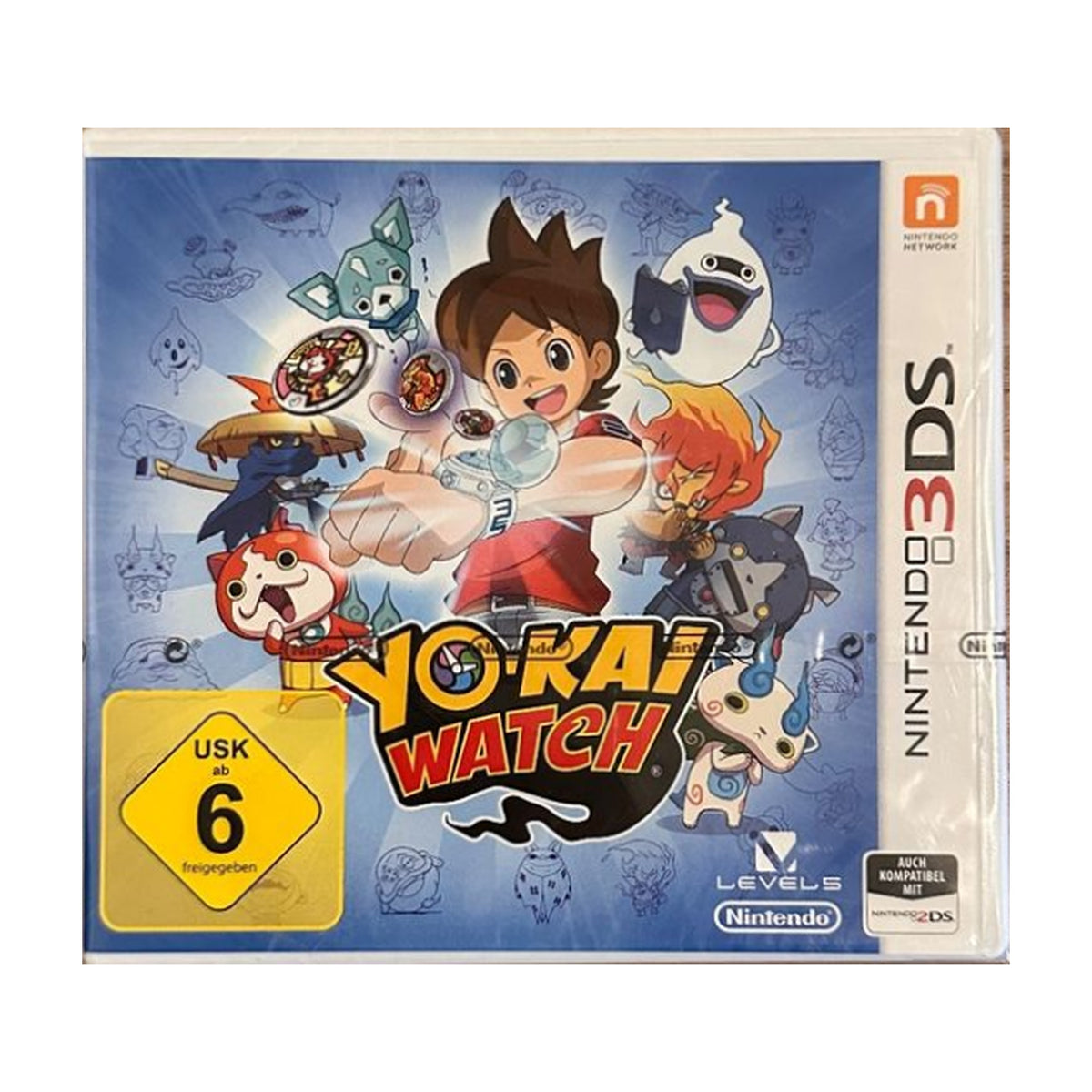 YO-KAI WATCH - Nintendo 3DS Spiel [SEALED] – freigestelltes Hauptbild