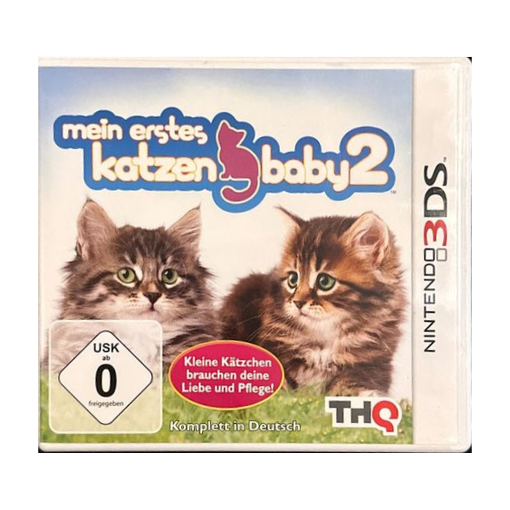 Mein erstes Katzen Baby 2 - Nintendo 3DS Spiel – freigestelltes Hauptbild
