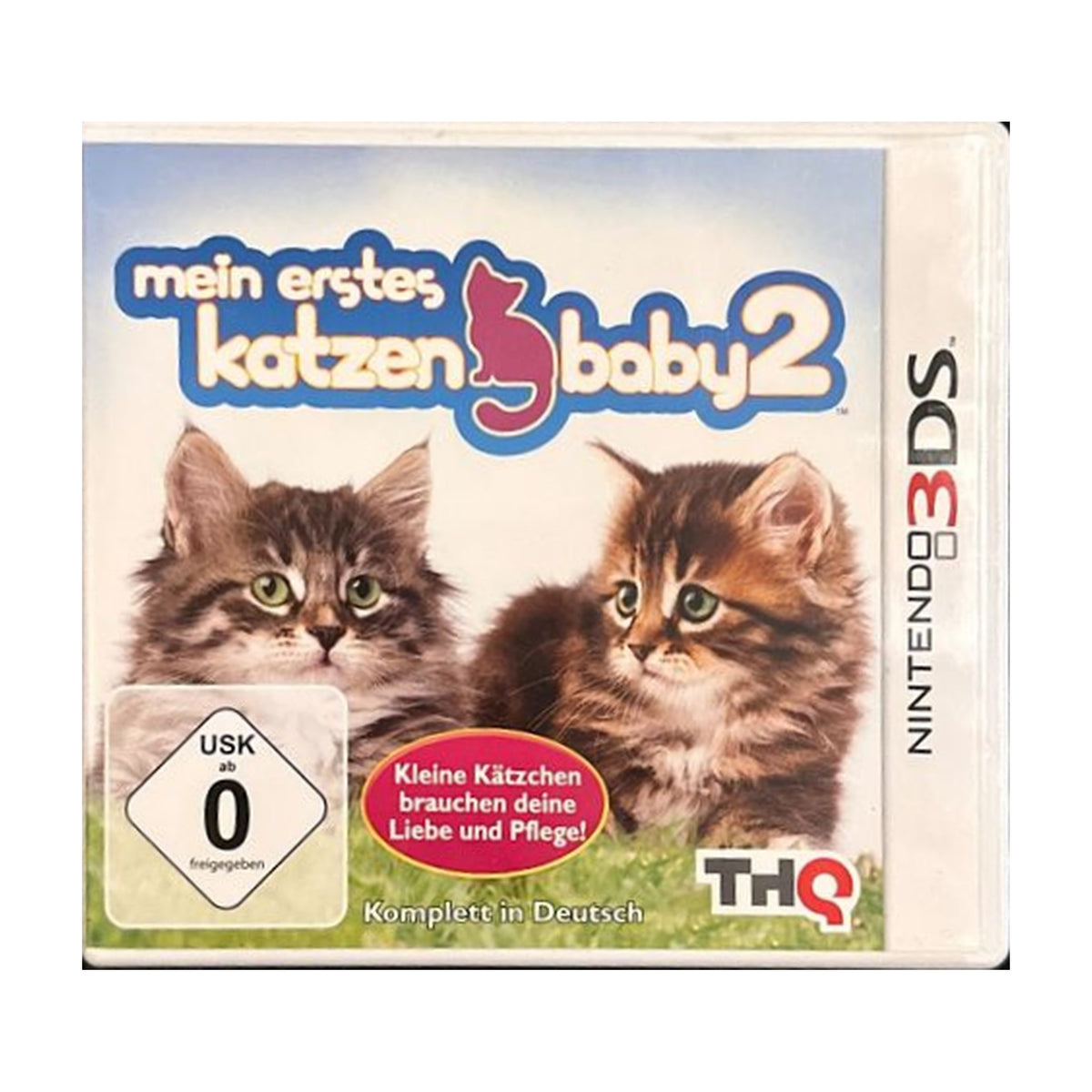 Mein erstes Katzen Baby 2 - Nintendo 3DS Spiel – freigestelltes Hauptbild