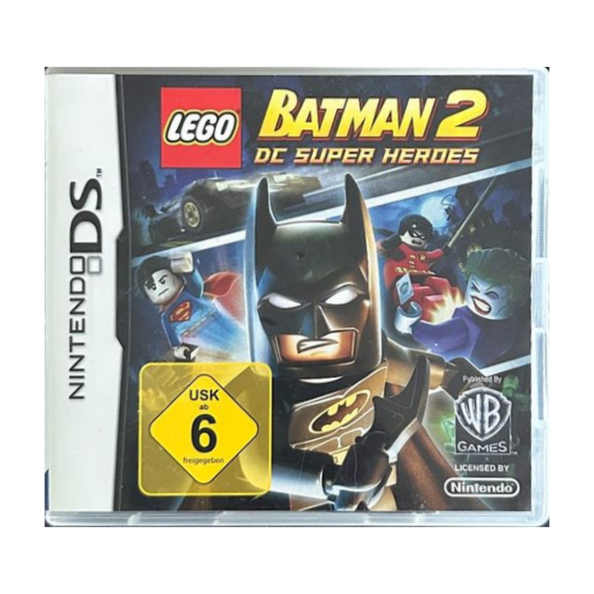 LEGO Batman 2: DC Super Heroes - Nintendo DS Spiel – freigestelltes Hauptbild