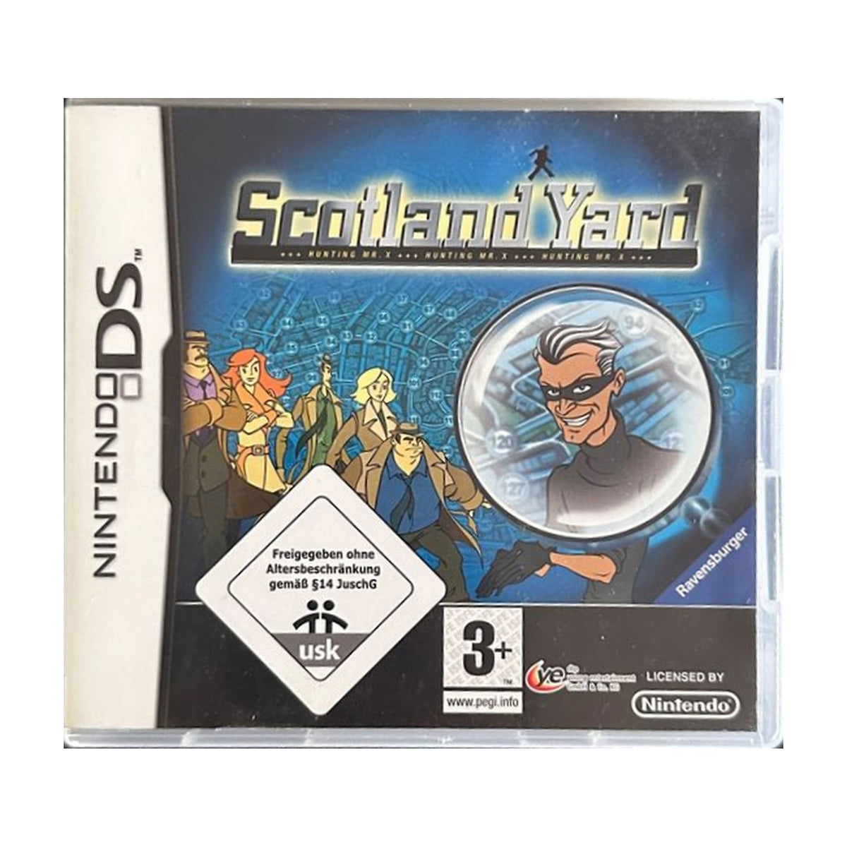 Scotland Yard: Hunting Mr.X - Nintendo DS Spiel – freigestelltes Hauptbild