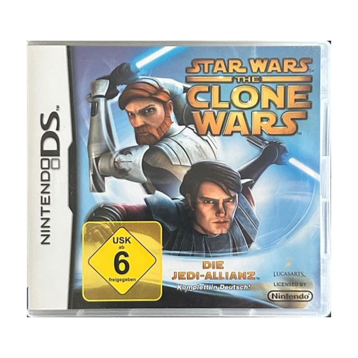 Star Wars The Clone Wars: Die Jedi-Allianz - NDS Spiel – freigestelltes Hauptbild