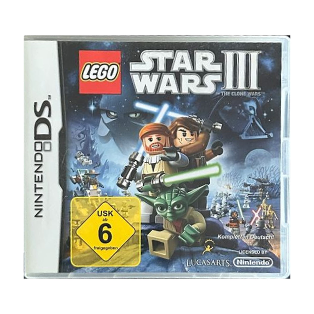 LEGO Star Wars 3: The Clone Wars - Nintendo DS Spiel – freigestelltes Hauptbild