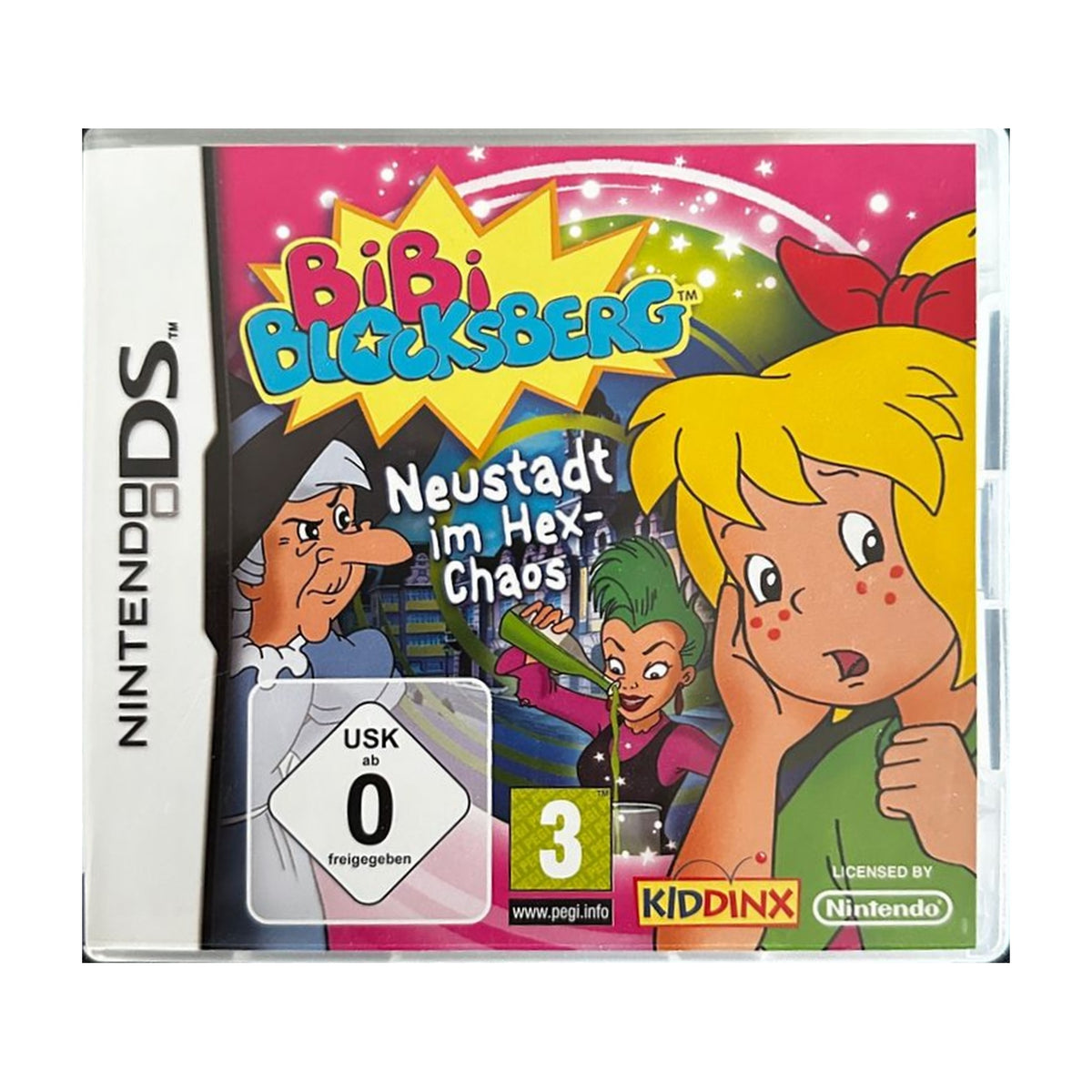 Bibi Blocksberg: Neustadt im Hex-Chaos - Nintendo DS Spiel – freigestelltes Hauptbild