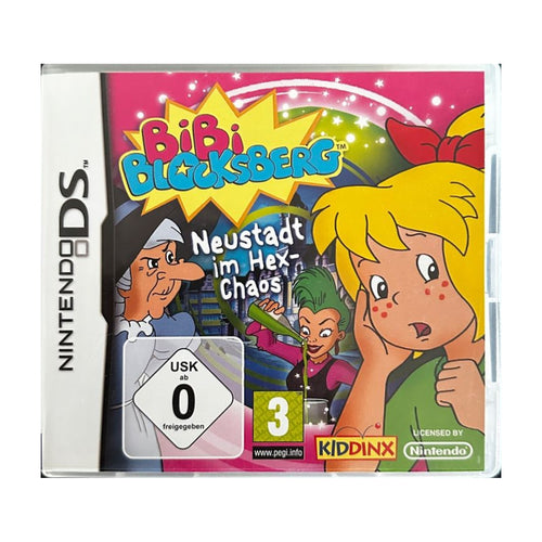 Bibi Blocksberg: Neustadt im Hex-Chaos - Nintendo DS Spiel – freigestelltes Hauptbild