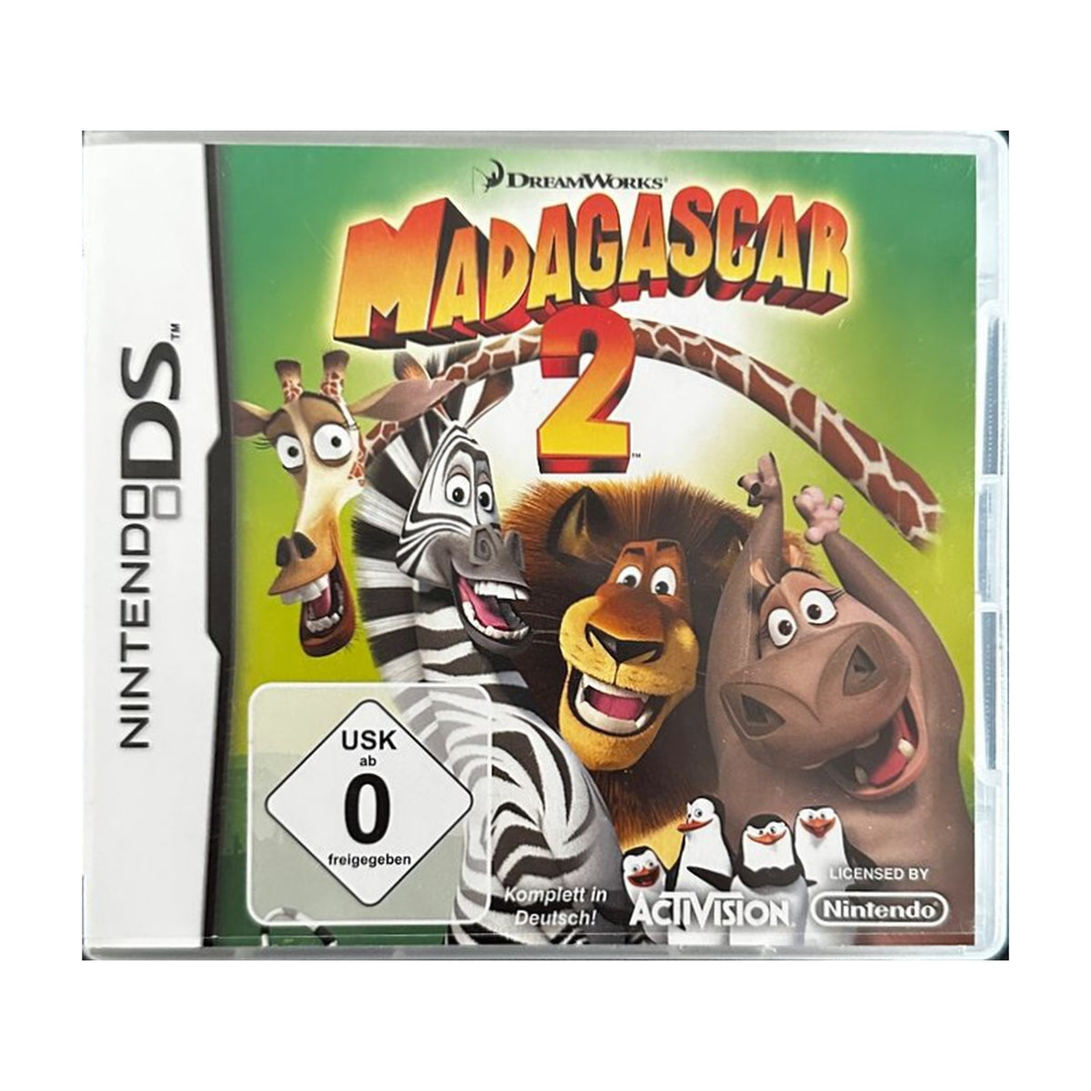 Madagascar 2 - Nintendo DS Spiel – freigestelltes Hauptbild