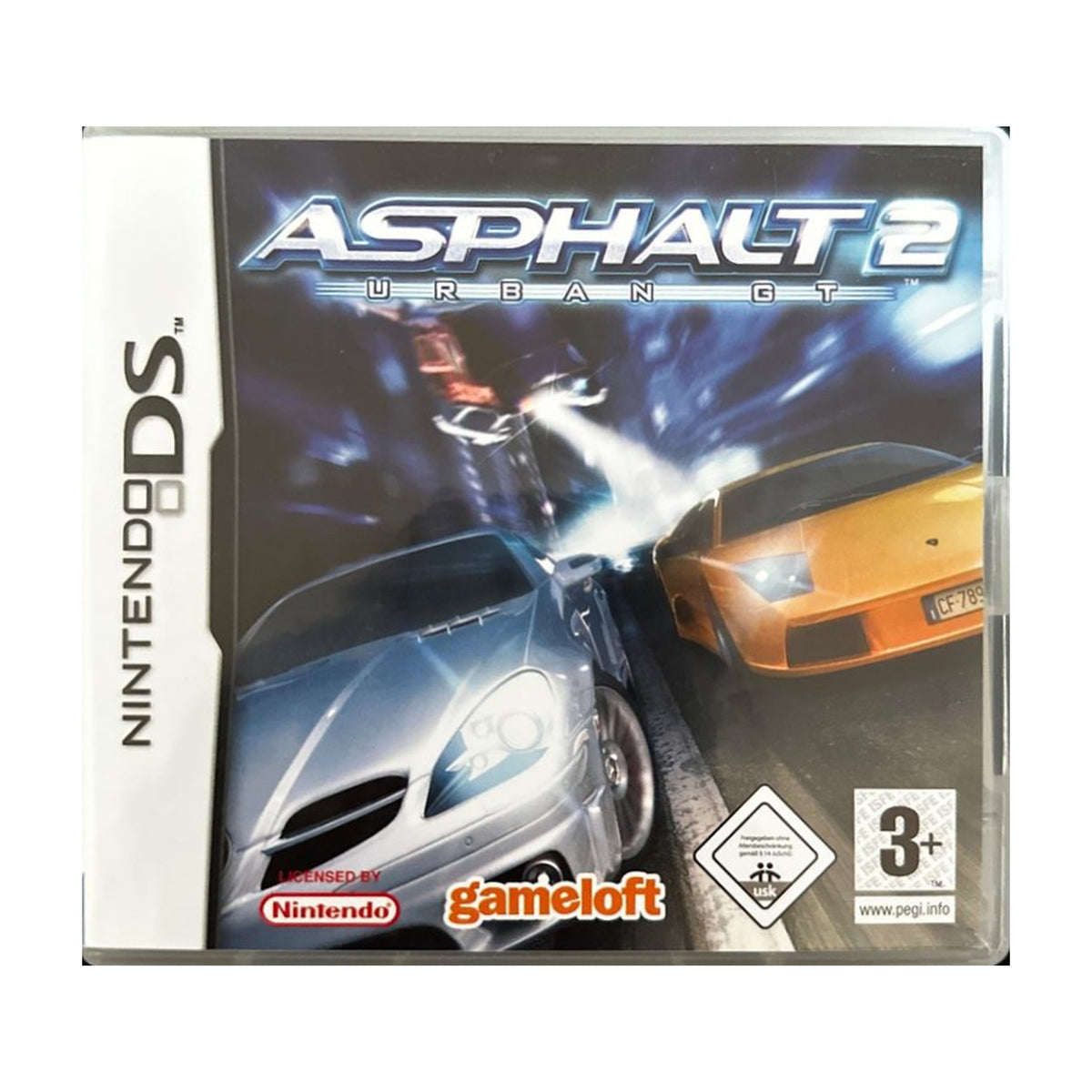 Asphalt: Urban GT 2 - Nintendo DS Spiel – freigestelltes Hauptbild