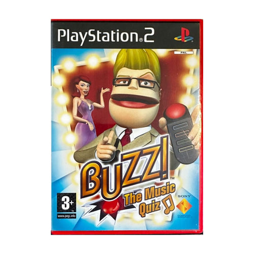Buzz! The Music Quiz - PS2 Spiel – freigestelltes Hauptbild