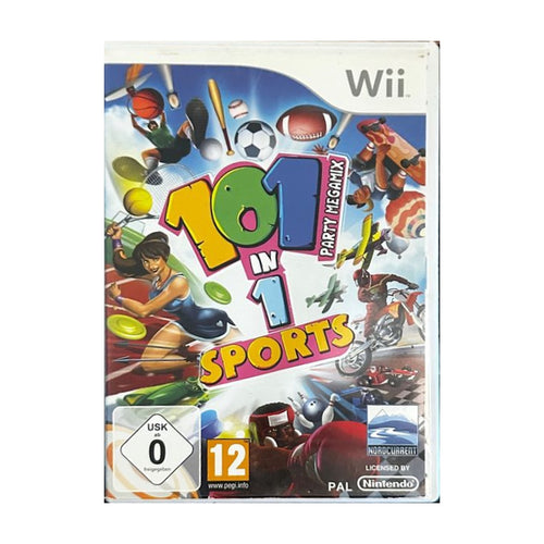 101 in 1 Party Megamix Sports - Nintendo Wii Spiel – freigestelltes Hauptbild