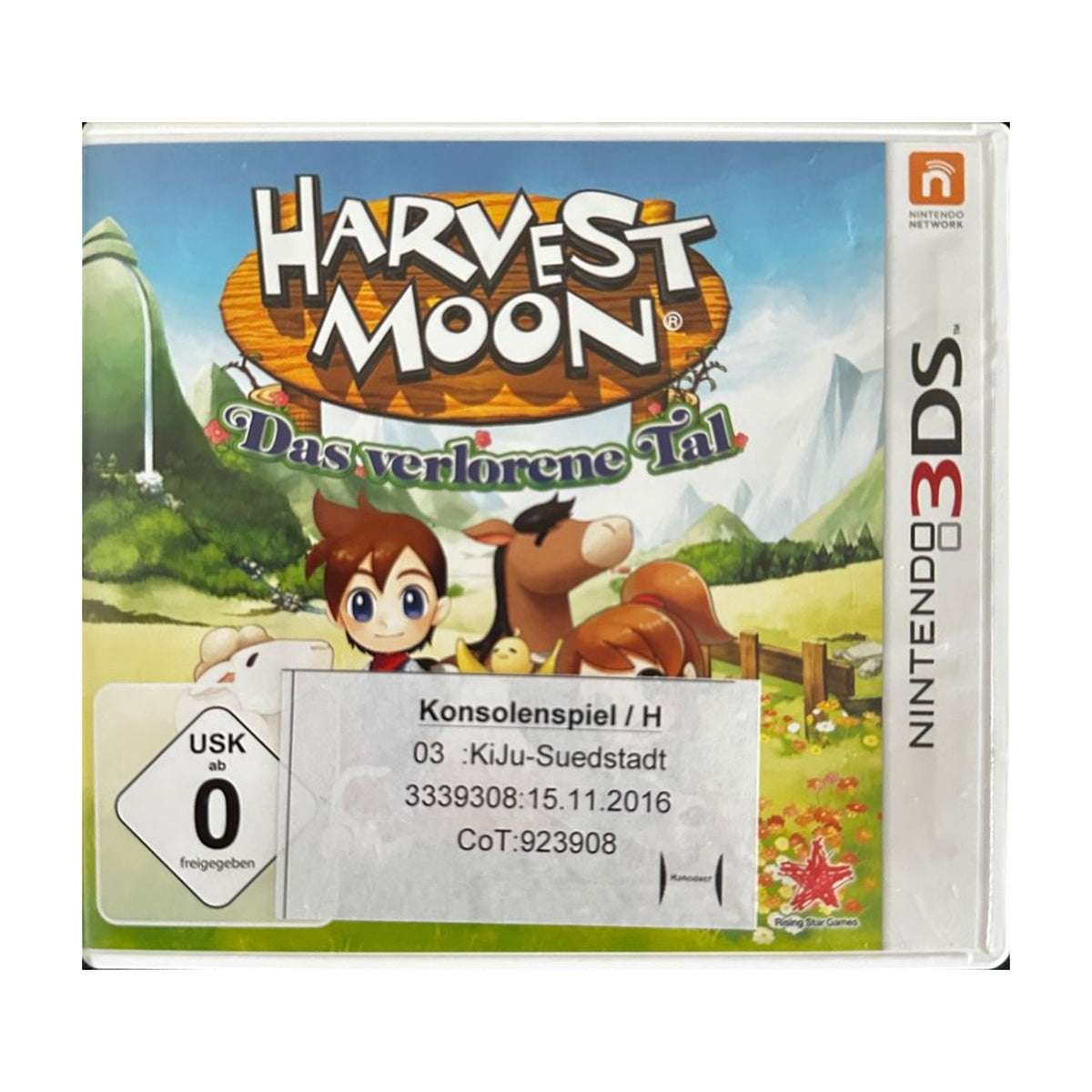 Harvest Moon: Das verlorene Tal - Nintendo 3DS Spiel – freigestelltes Hauptbild