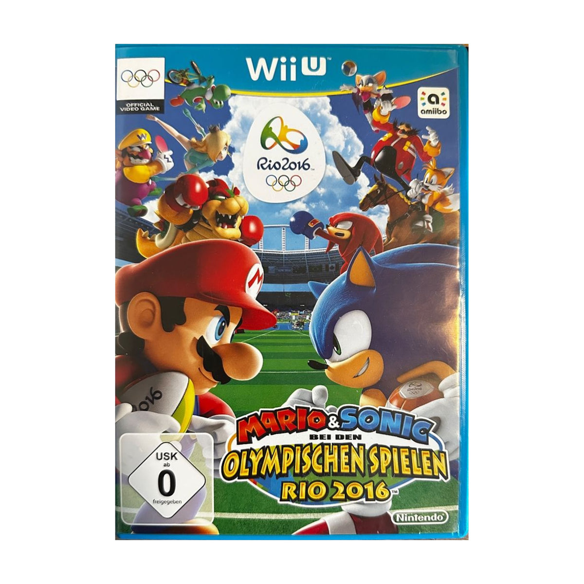 Mario & Sonic bei den Olympischen Spielen Rio - Wii U Spiel – freigestelltes Hauptbild