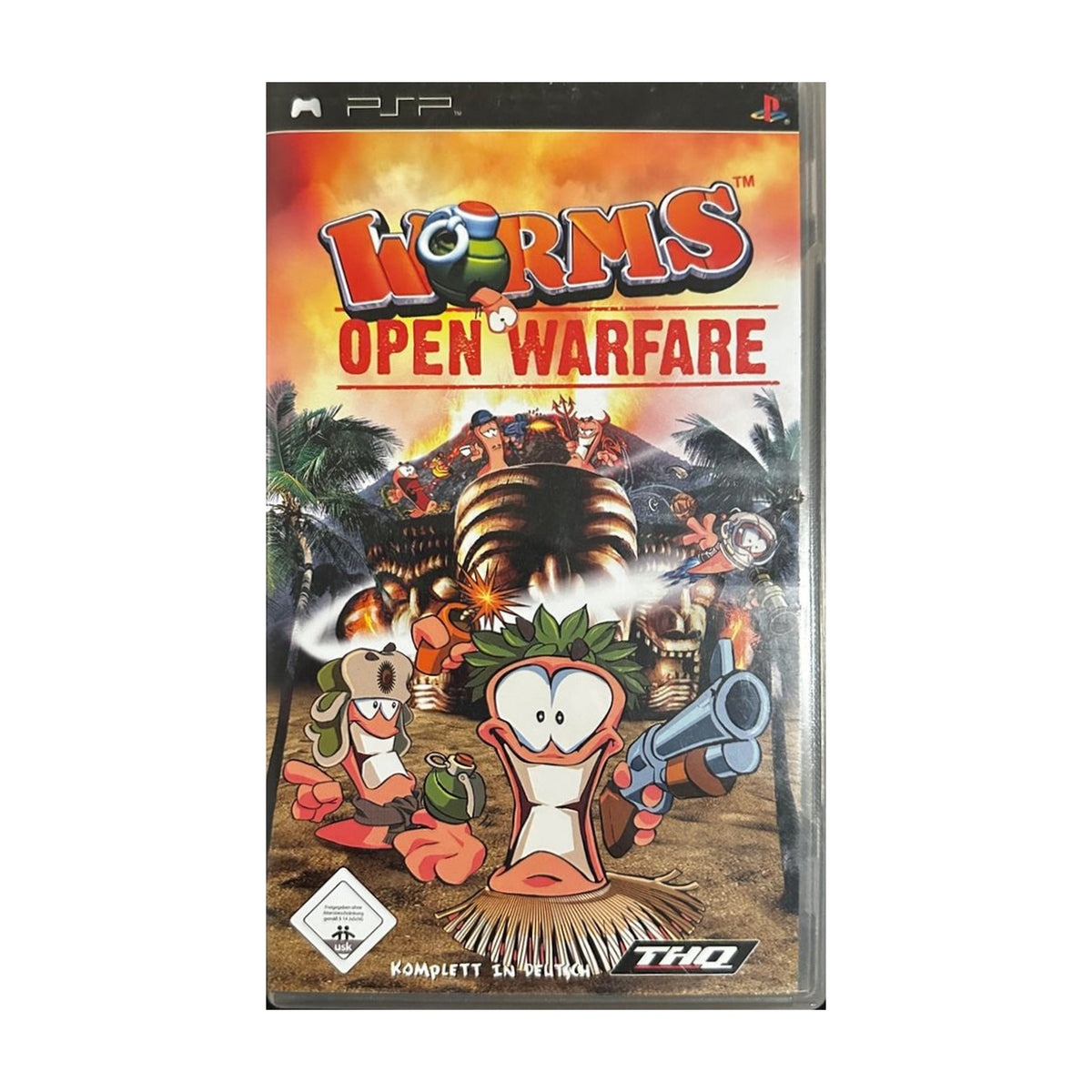Worms: Open Warfare - PSP Spiel – freigestelltes Hauptbild