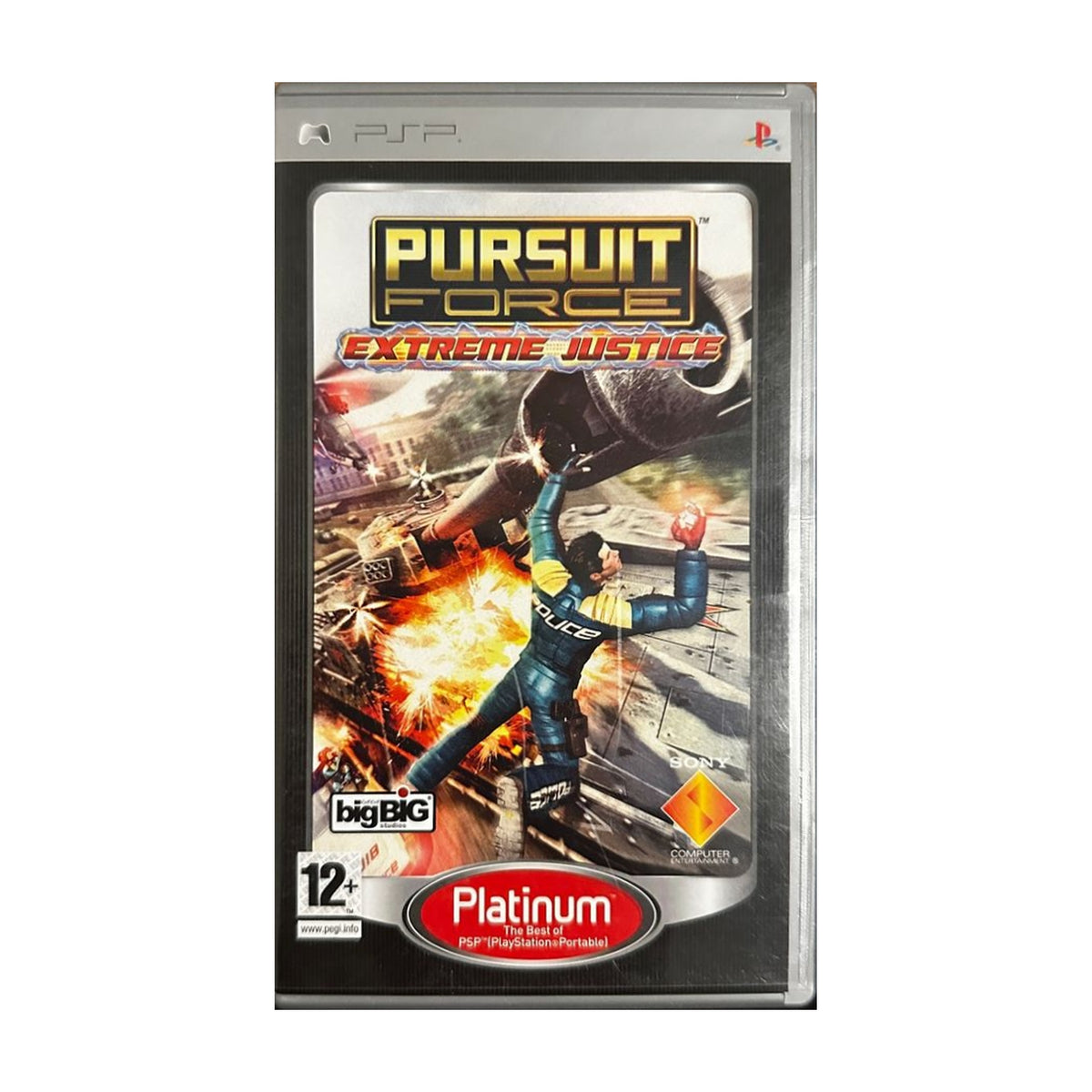 Pursuit Force: Extreme Justice - PSP Spiel – freigestelltes Hauptbild