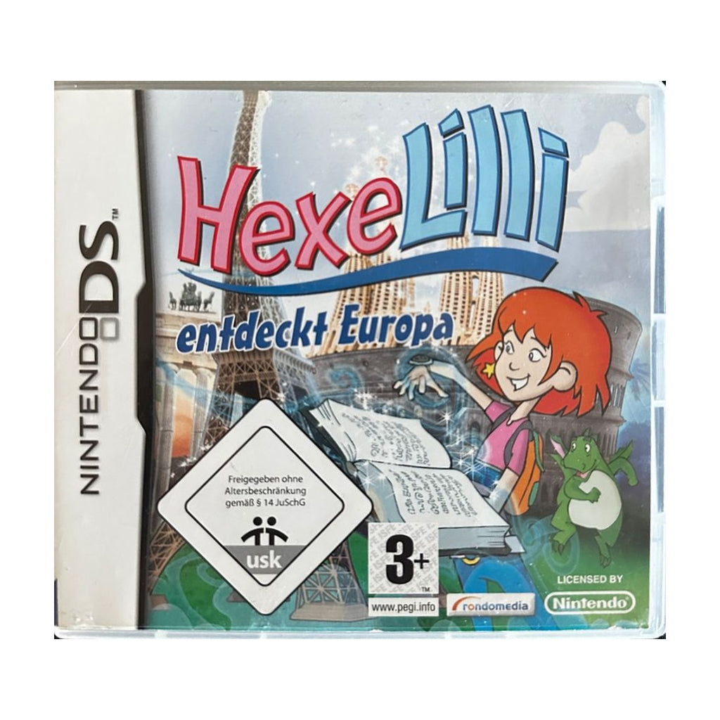 Hexe Lilli entdeckt Europa - Nintendo DS Spiel – freigestelltes Hauptbild