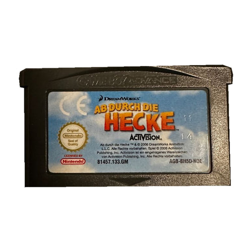 Ab durch die Hecke - Game Boy Advance Spiel – freigestelltes Hauptbild