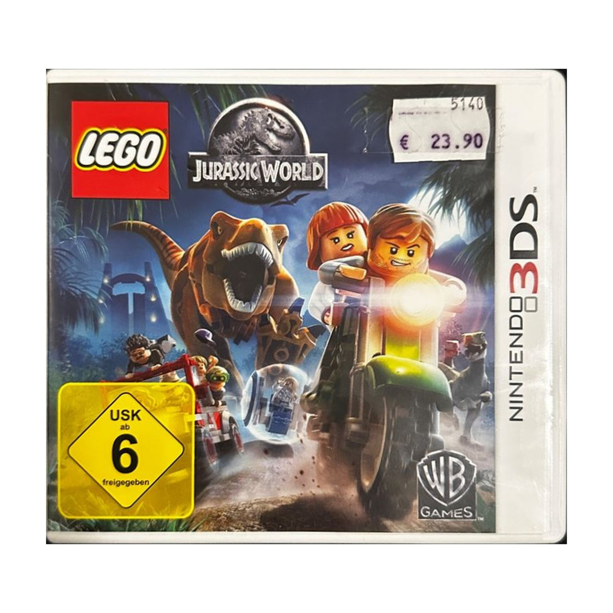 LEGO Jurassic World - Nintendo 3DS Spiel – freigestelltes Hauptbild