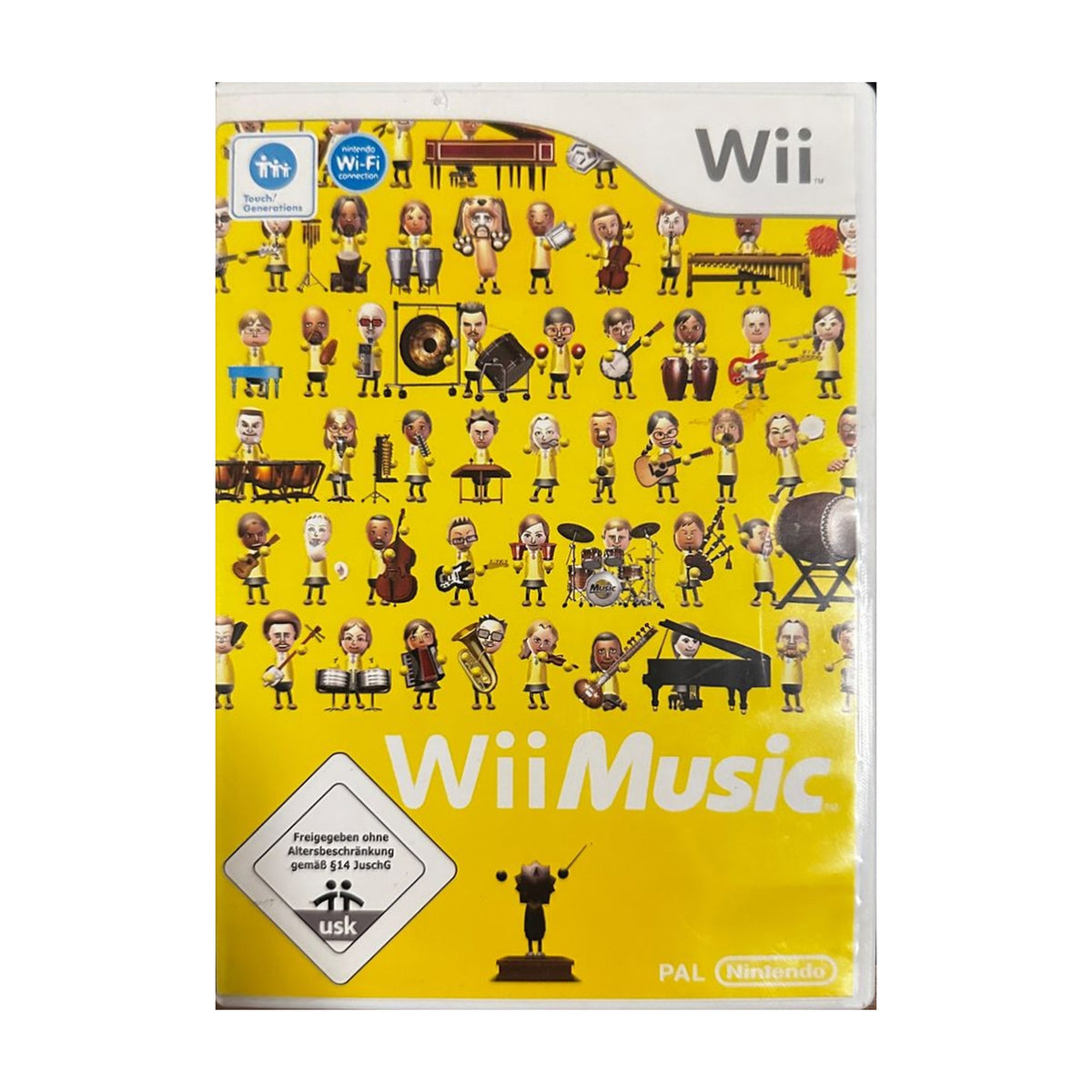 Wii Music - Nintendo Wii Spiel – freigestelltes Hauptbild
