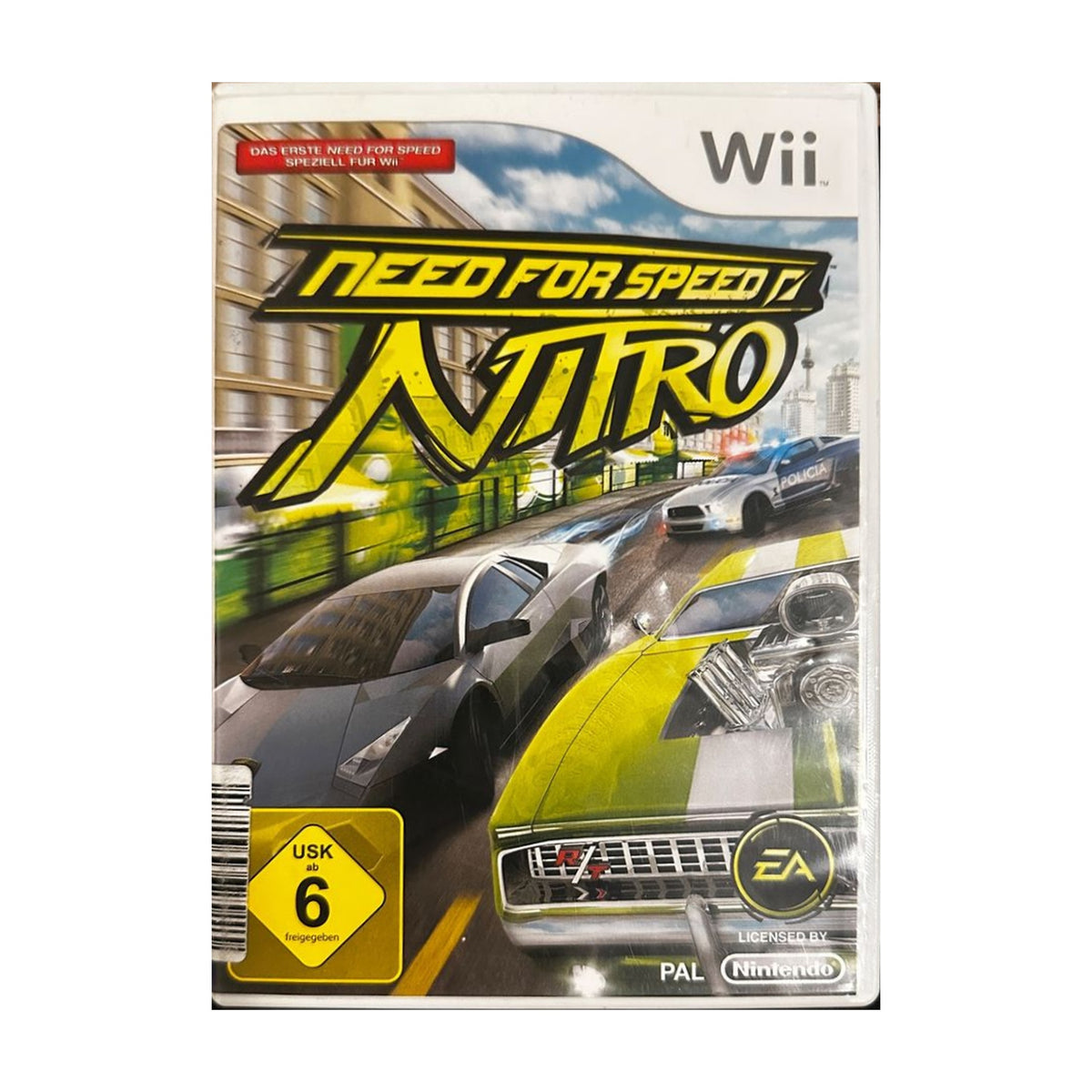 Need for Speed Nitro - Nintendo Wii Spiel – freigestelltes Hauptbild