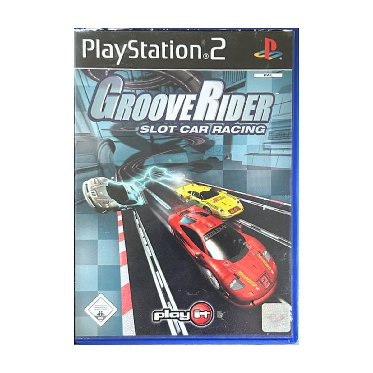Grooverider: Slot Car Racing - PS2 Spiel – freigestelltes Hauptbild