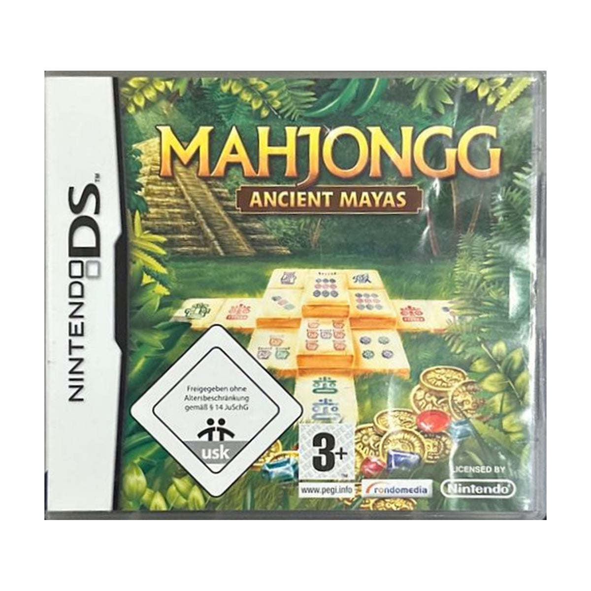 Mahjong Ancient Mayas - Nintendo DS Spiel – freigestelltes Hauptbild