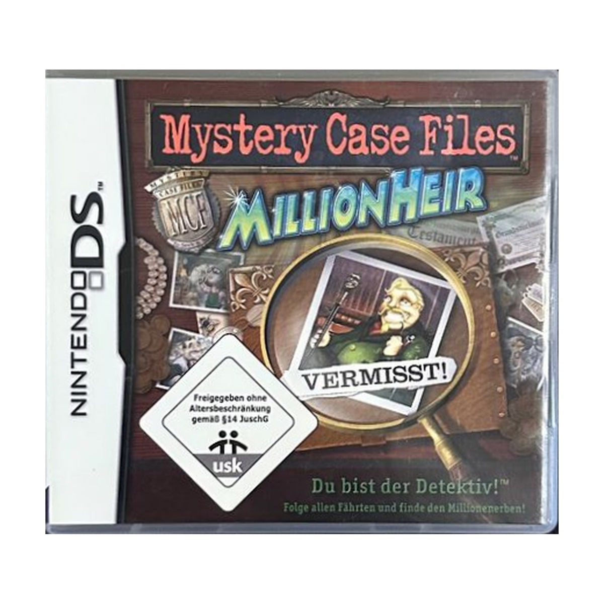 Mystery Case Files: MillionHeir - Nintendo DS Spiel – freigestelltes Hauptbild
