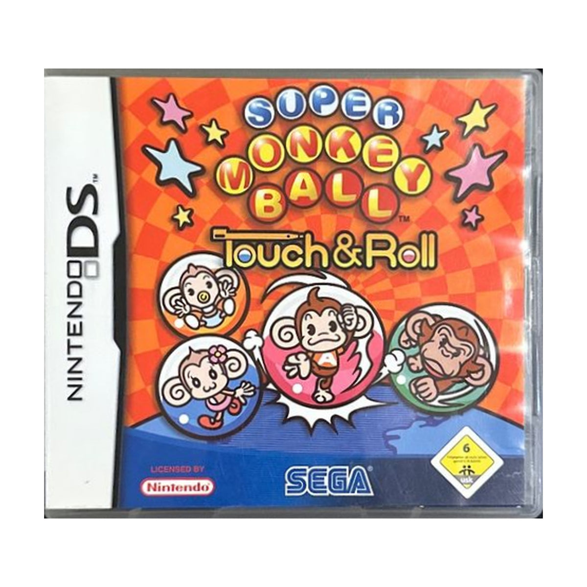 Super Monkey Ball: Touch & Roll - Nintendo DS Spiel – freigestelltes Hauptbild