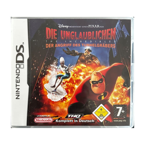 Die Unglaublichen: Der Angriff des Tunnelgräbers - Nintendo DS Spiel – freigestelltes Hauptbild