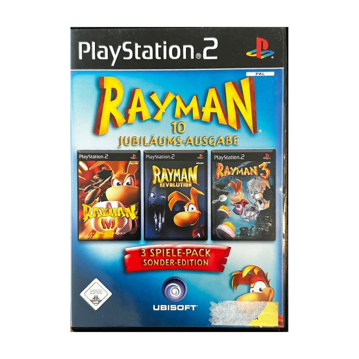 Rayman Jubiläums-Ausgabe 10 - PS2 Spiel – freigestelltes Hauptbild