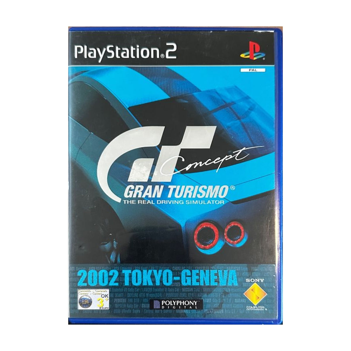 Gran Turismo Concept 2002 Tokyo-Geneva - PS2 Spiel – freigestelltes Hauptbild