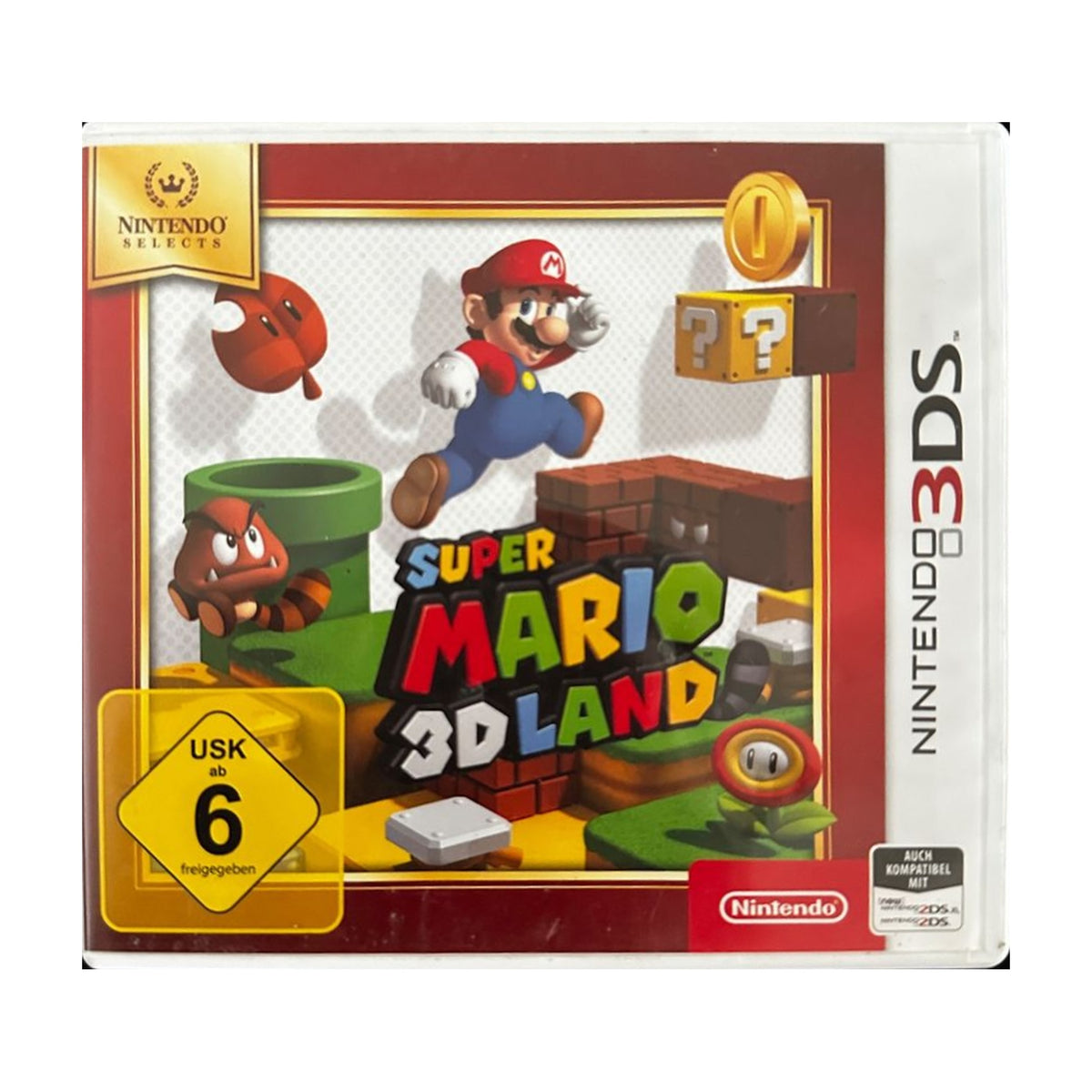 Super Mario 3D Land - Nintendo 3DS Spiel – freigestelltes Hauptbild