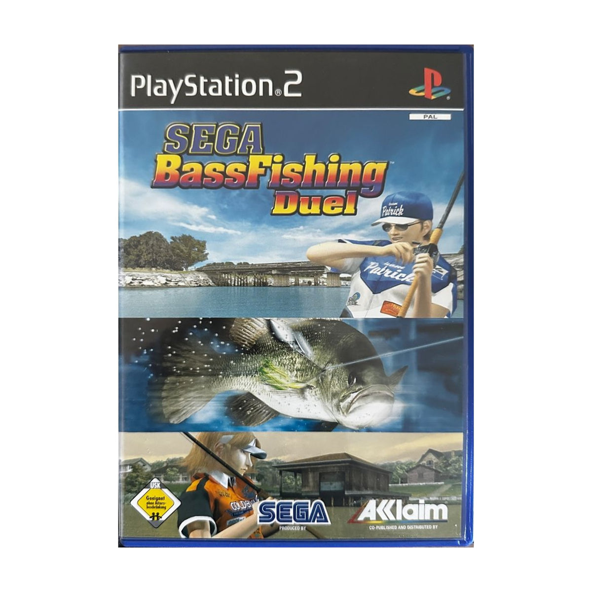 SEGA Bass Fishing Duel - PS2 Spiel – freigestelltes Hauptbild