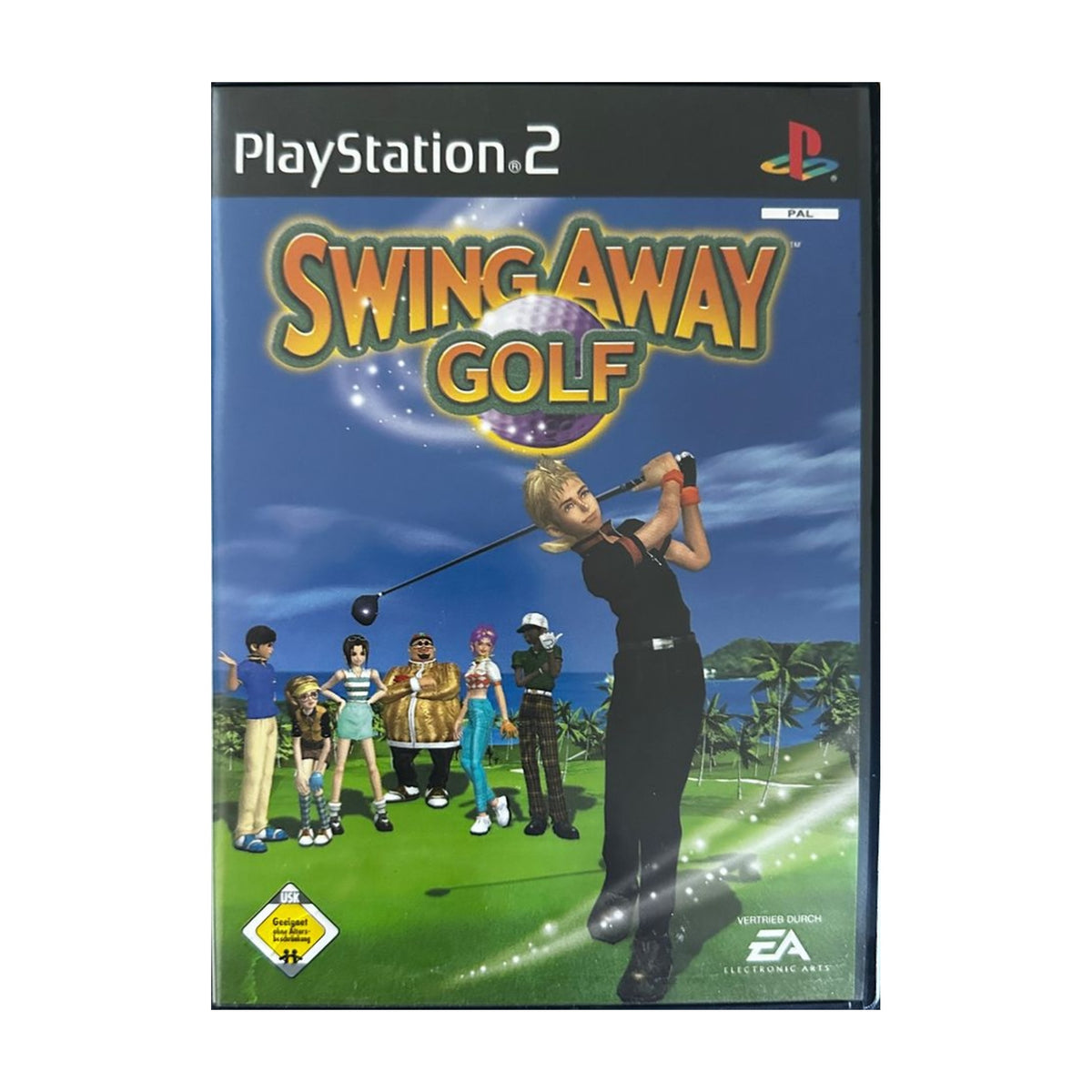 Swing Away Golf - PS2 Spiel – freigestelltes Hauptbild