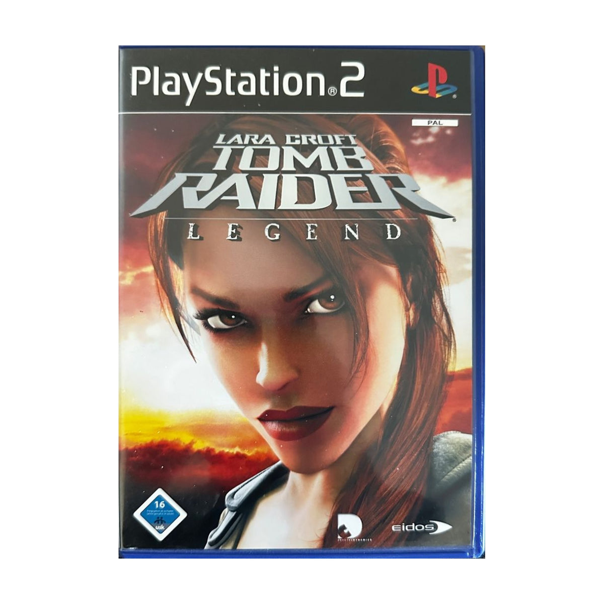 Lara Croft Tomb Raider: Legend - PS2 Spiel – freigestelltes Hauptbild