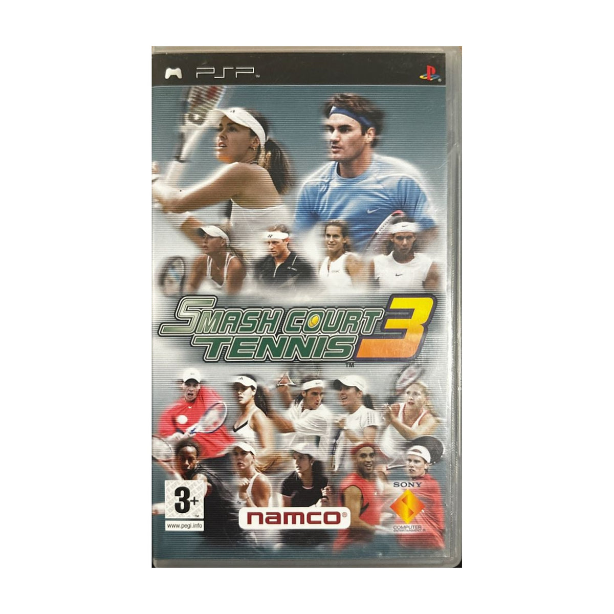Smash Court Tennis 3 - PSP Spiel – freigestelltes Hauptbild