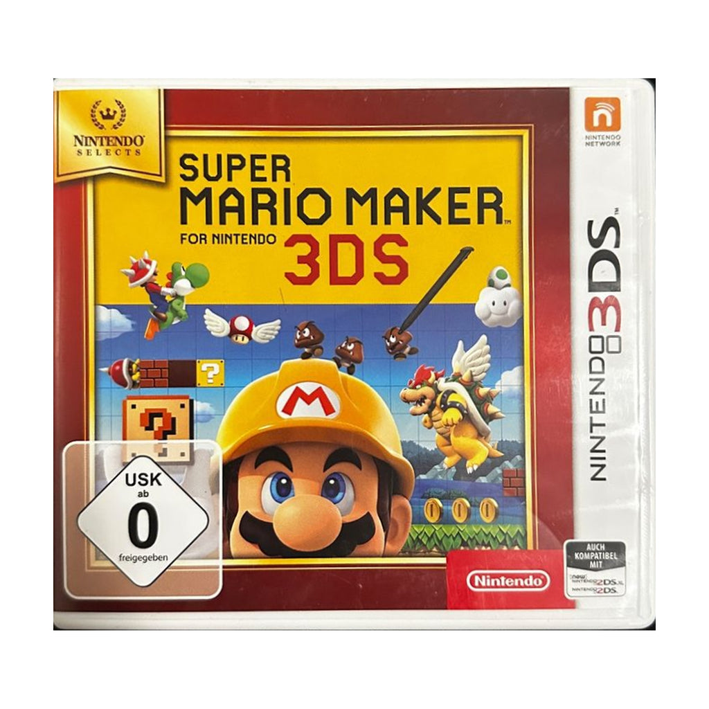Super Mario Maker 3DS - Nintendo 3DS Spiel – freigestelltes Hauptbild
