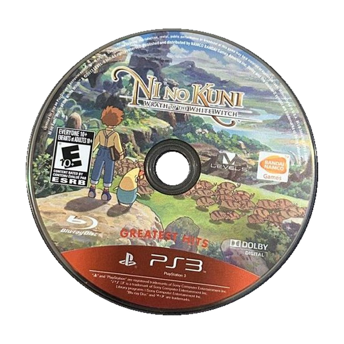 Ni No Kuni: Der Fluch der weissen Königin - PS3 Spiel nur CD – freigestelltes Hauptbild