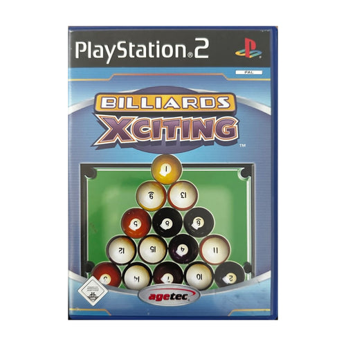 Billiards Xciting - PS2 Spiel – freigestelltes Hauptbild