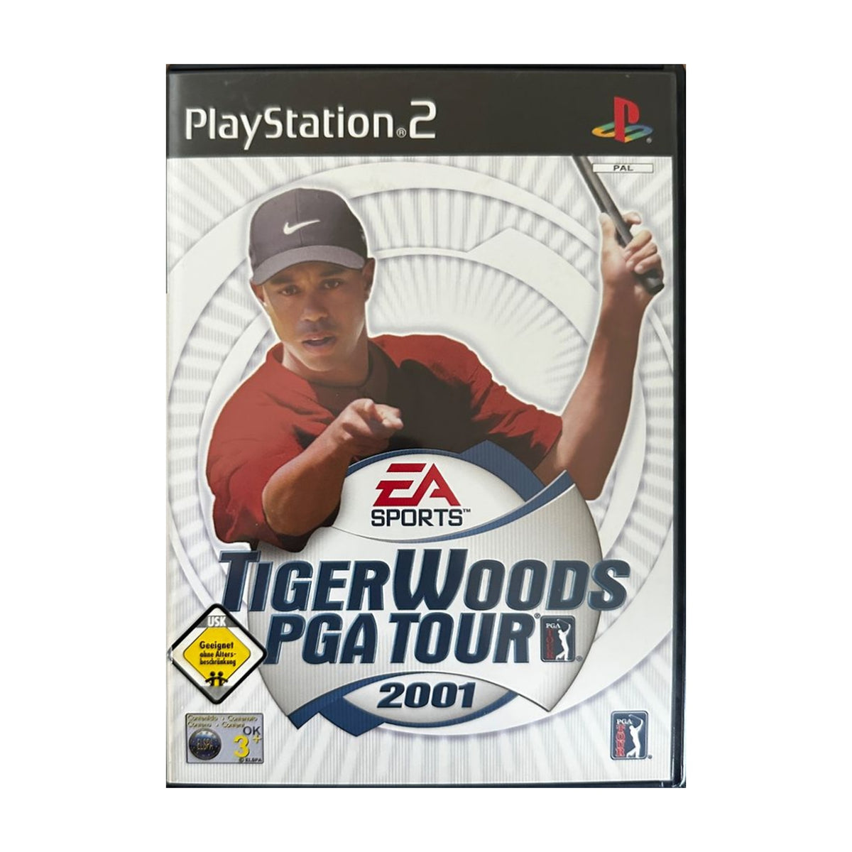 Tiger Woods PGA Tour 2001 - PS2 Spiel – freigestelltes Hauptbild