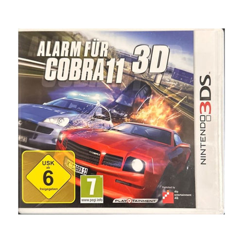 Alarm für Cobra11 3D - Nintendo 3DS Spiel – freigestelltes Hauptbild