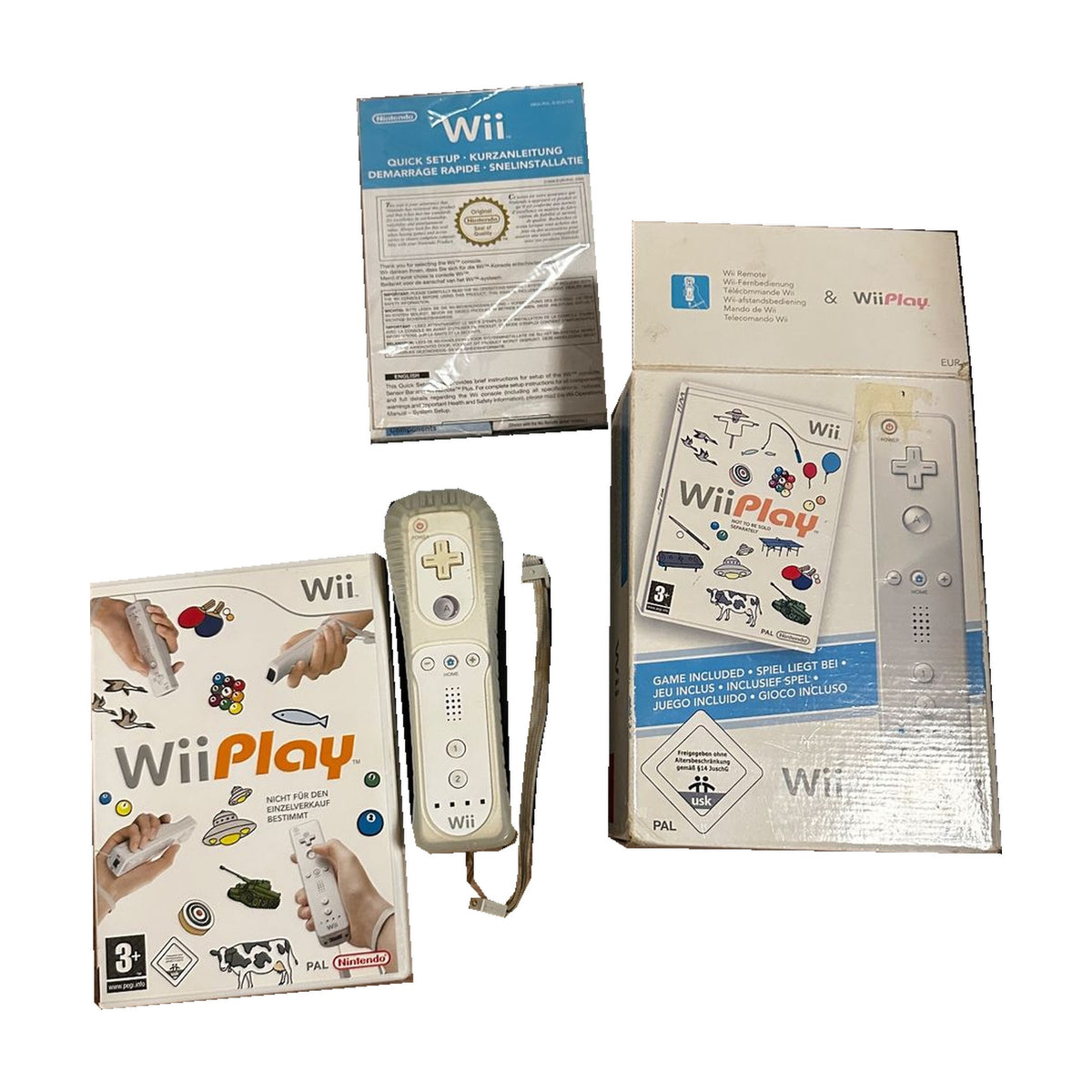 Wii Play + Wii Remote Controller – freigestelltes Hauptbild