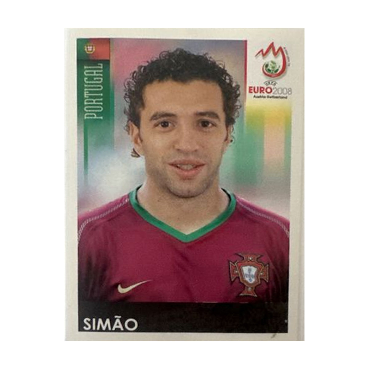 Panini UEFA EURO 2008 – Nr. 119 – Simao – Schweizer Edition – Vorderseite