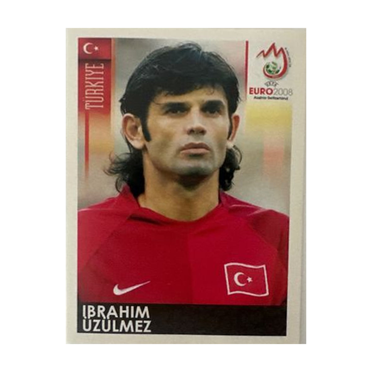 Panini UEFA EURO 2008 – Nr. 136 – Ibrahim Üzülmez – Schweizer Edition – Vorderseite