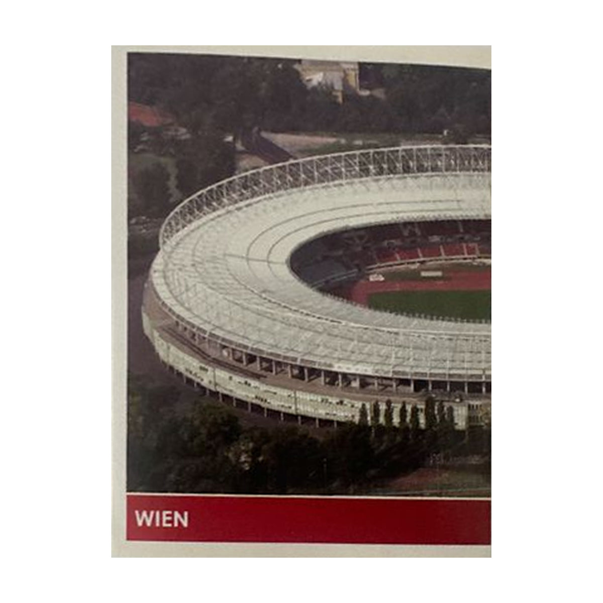 Panini UEFA EURO 2008 – Nr. 14 – Wien Stadion Teilbild – Schweizer Edition – Vorderseite